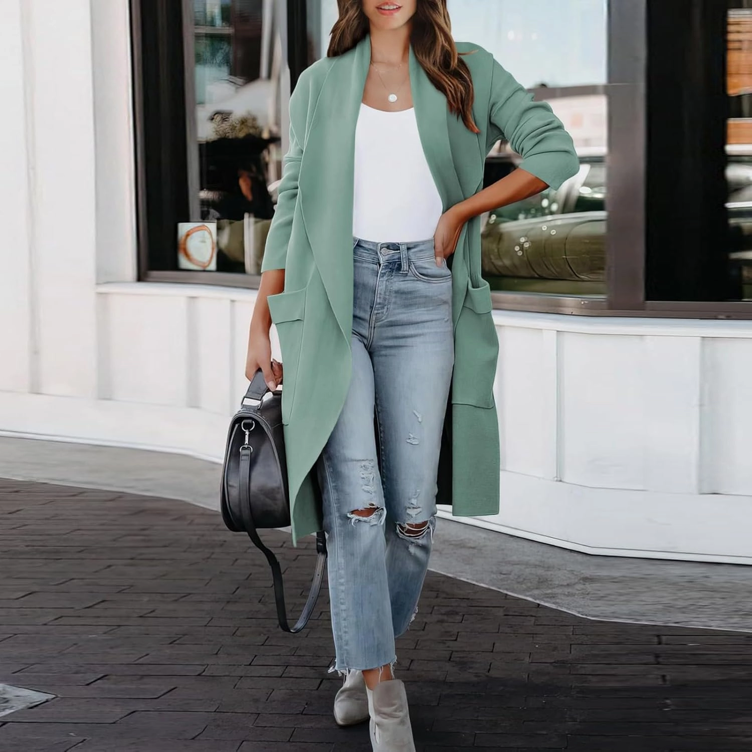 LCMTWX Women's 2023 Fashion Winter Coat Office Sleeveless Button Woolen Jacket Coat Winter Coat Women Womens Trench Coat