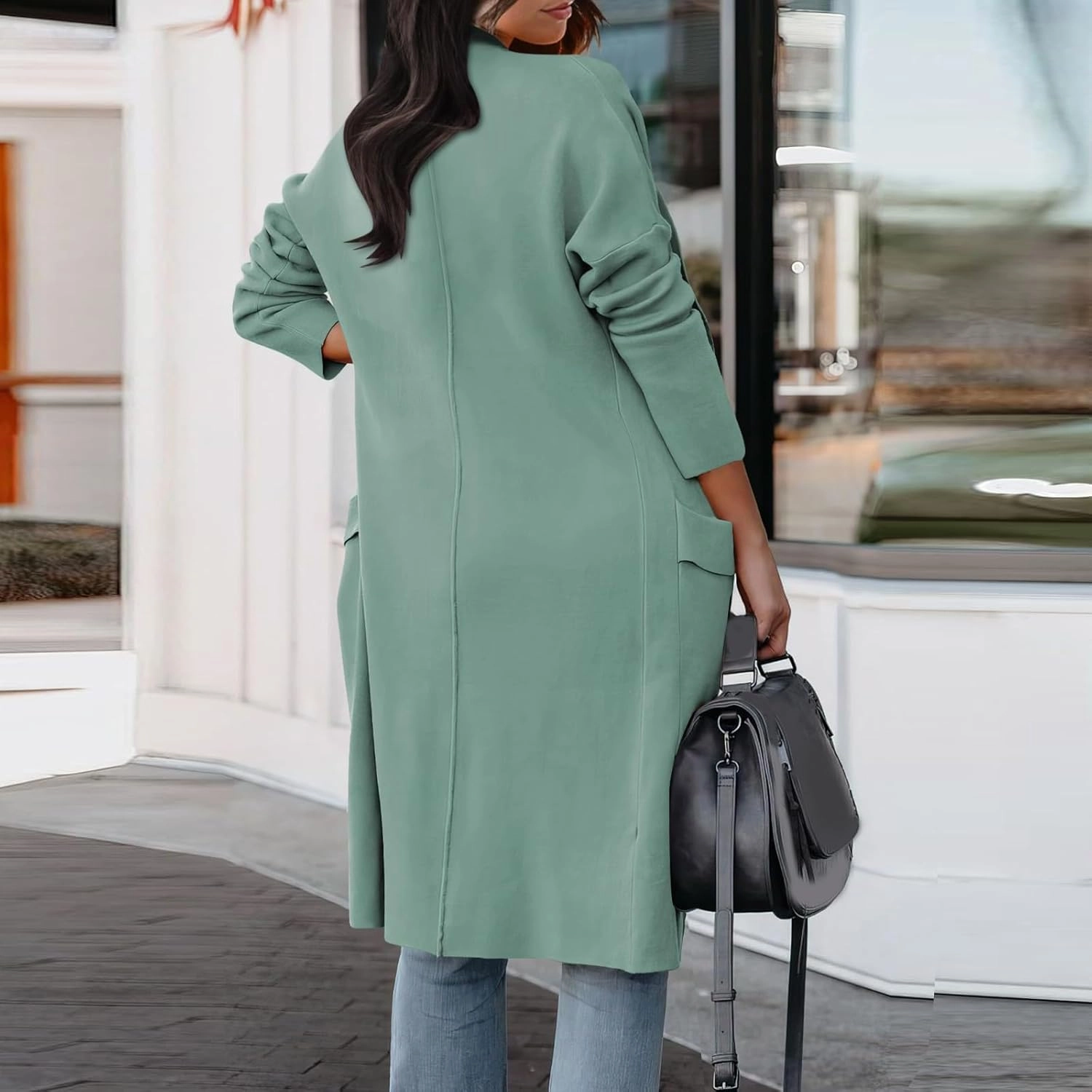 LCMTWX Women's 2023 Fashion Winter Coat Office Sleeveless Button Woolen Jacket Coat Winter Coat Women Womens Trench Coat