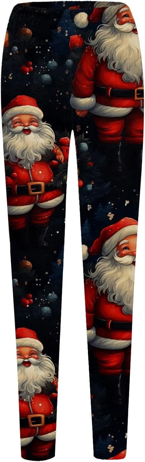 Leggings for Women Winter Leggings Artistic Splash Printed Soft Stretchy Pants Women's Pants Plus Size Snow Lined