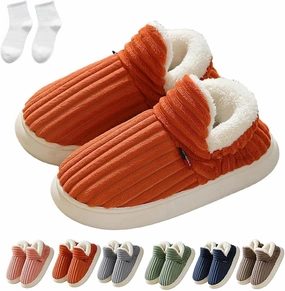 LELEBEAR Pluffi Slipper Booties Women, Pluffi The Cozy Stylish Slipper, Winter Cozy Warm Plush Lining Slippers