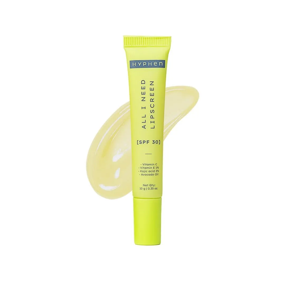 Lip Balm Lipscreen with SPF 30 & 2% Kojic Acid - Moisturizing, Sun Protection | Smooth Lips, Tan Removal | Peptide Moisturizer Lipbalm | Vegan, SLS & Paraben-Free - 10 gm