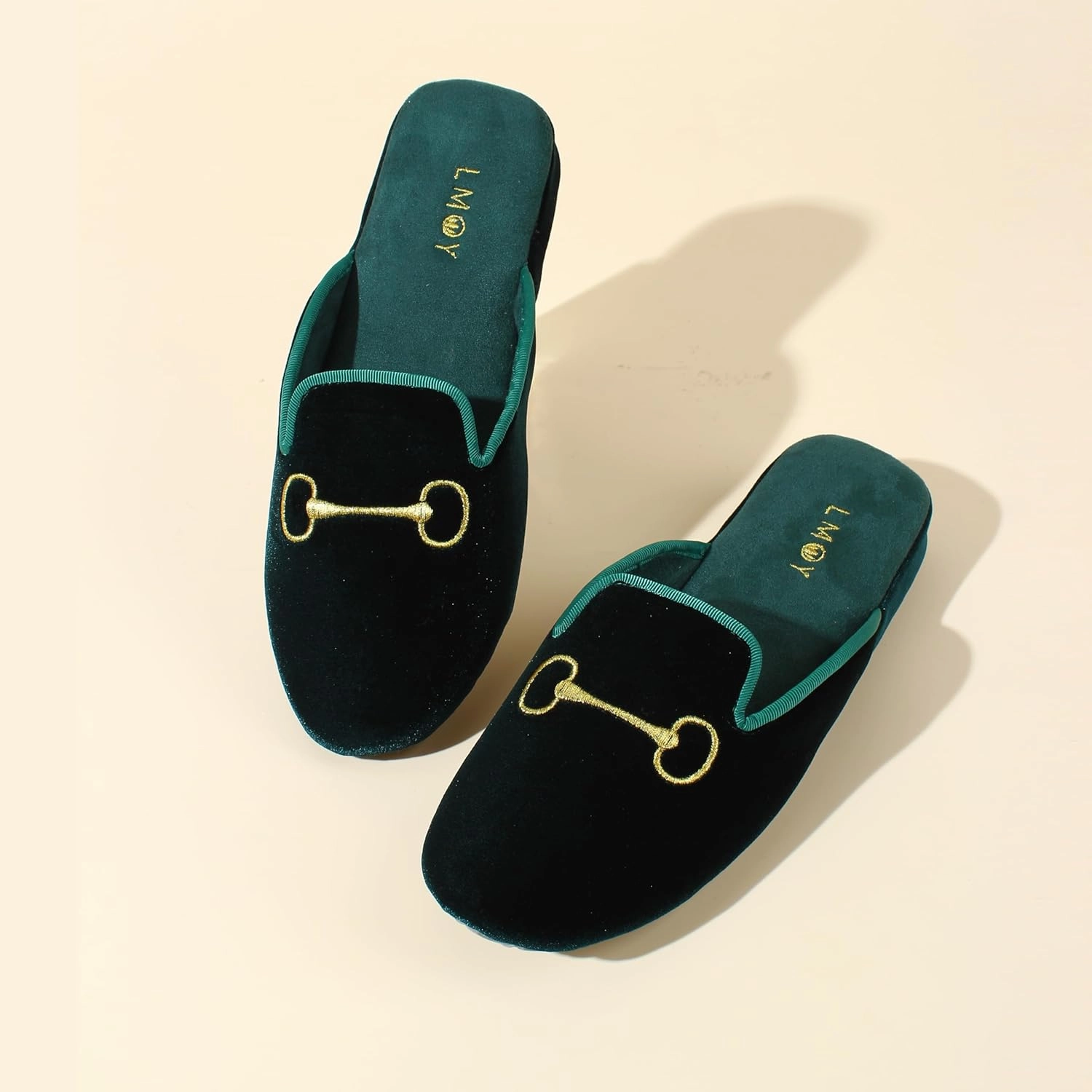 LMOY Velvet Slippers Women'S Slippers House Lightweight Non-Slip Elegant House Slippers