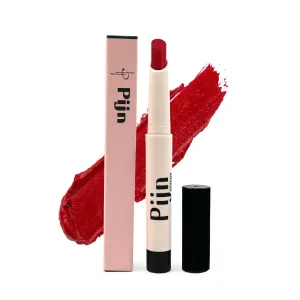 Luxe Comfy Matt Lipstick Heart Red | 12HR Long-Lasting, Smudge-Proof & Waterproof | Lightweight, Smooth Matte Finish With Vitamin E & Lip Repair | Lipstick for Women