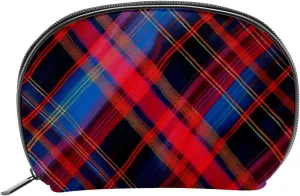 Makeup Bags for Women,Toiletry Bag for Men,Classic Stripe Red Plaid,Travel Cosmetic Bag