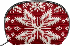 Makeup Bag Organizer,Cosmetic Bags for Women,Vintage Christmas Red Plaid Pattern,Small Makeup Pouch