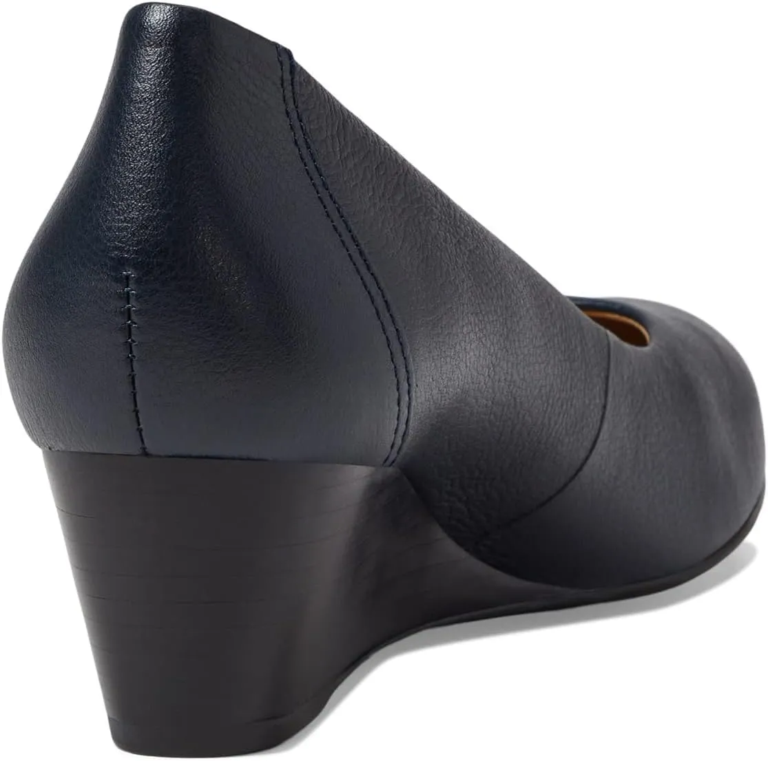 Marc Joseph New York Prospect Wedges for Women – Leather Construction – Almond Toe – Rubber Outsole