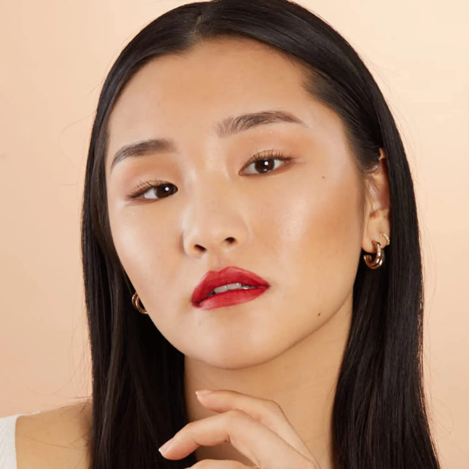 Matte, Long Lasting, Hydrating Vegan Lipstick with Vitamin E and Watermelon Seed Oil (Unstoppable - Orange Red Color)