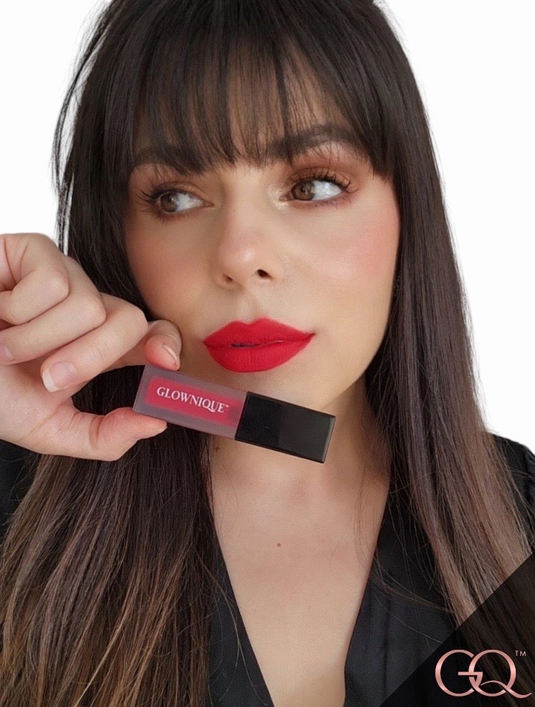 Matte Lip Stain - True Crimson (5ml) | GLOWNIQUE