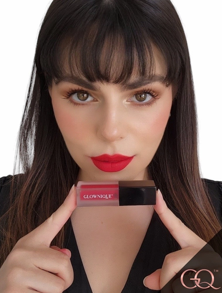 Matte Lip Stain - True Crimson (5ml) | GLOWNIQUE