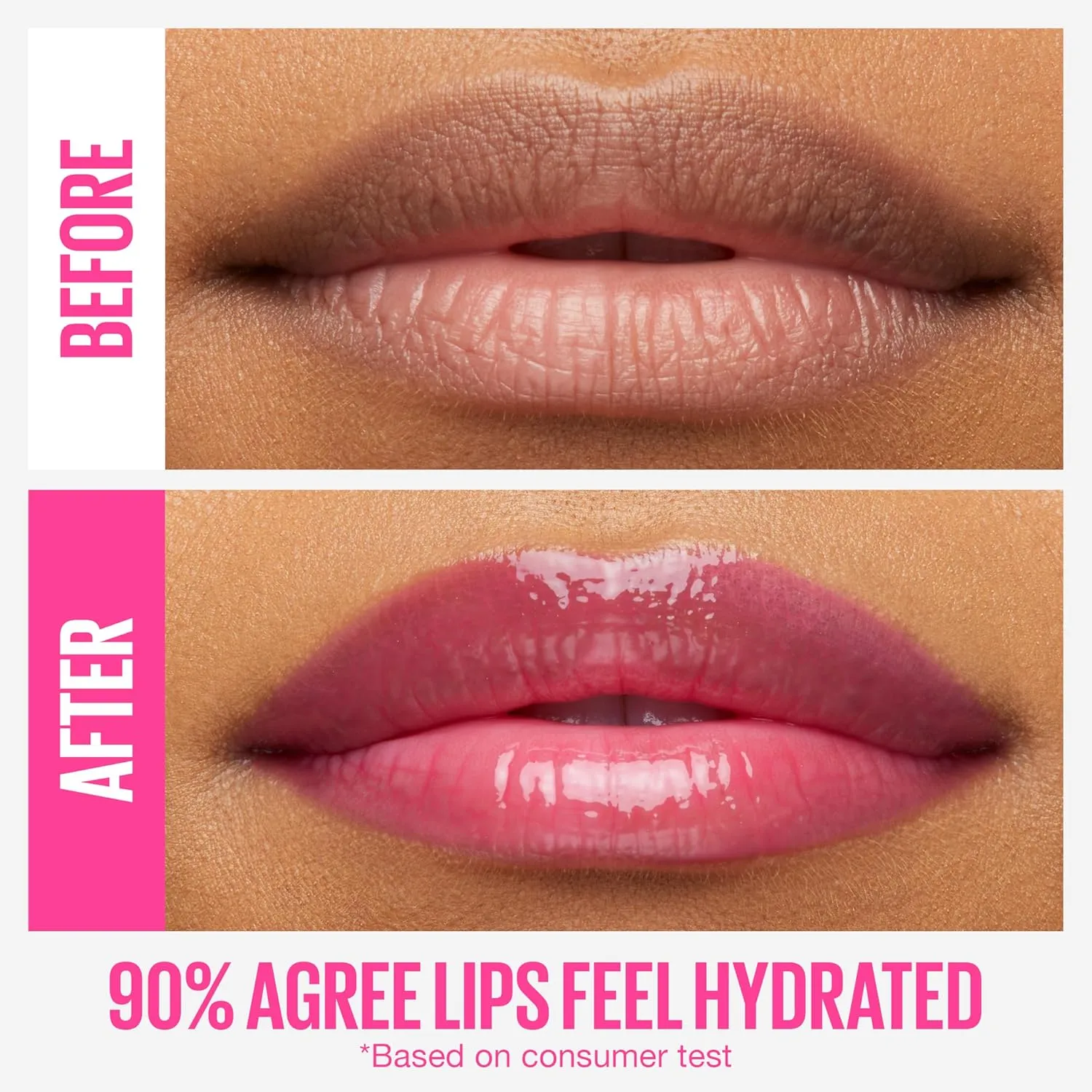 Maybelline Lifter Gloss and Lifter Plump Bundle, Hydrating, Pumping Lip Gloss in Shades Sweetheart and Red Flag, Pack of 2