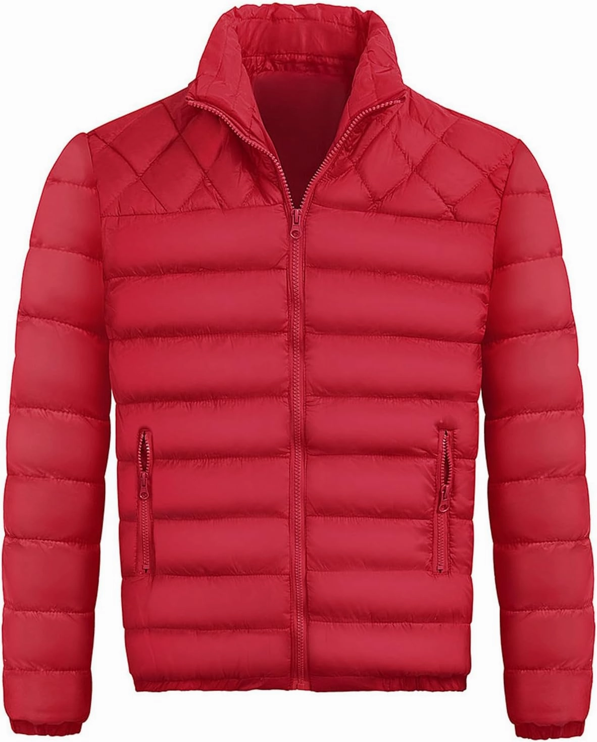 Men'S Down Jackets & Coats Zip Up With Hood Heated Plain Winter Jackets Thick Thermal Windproof Outwear