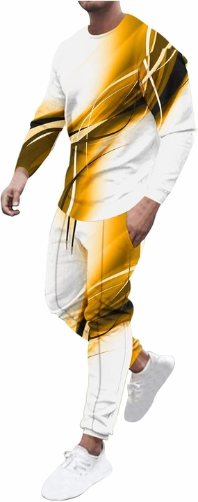 Men's Tracksuits Outfits Set 2 Piece Jogging Suits Casual Crewneck Pullover Sport Pants Running Sports Sweatsuit