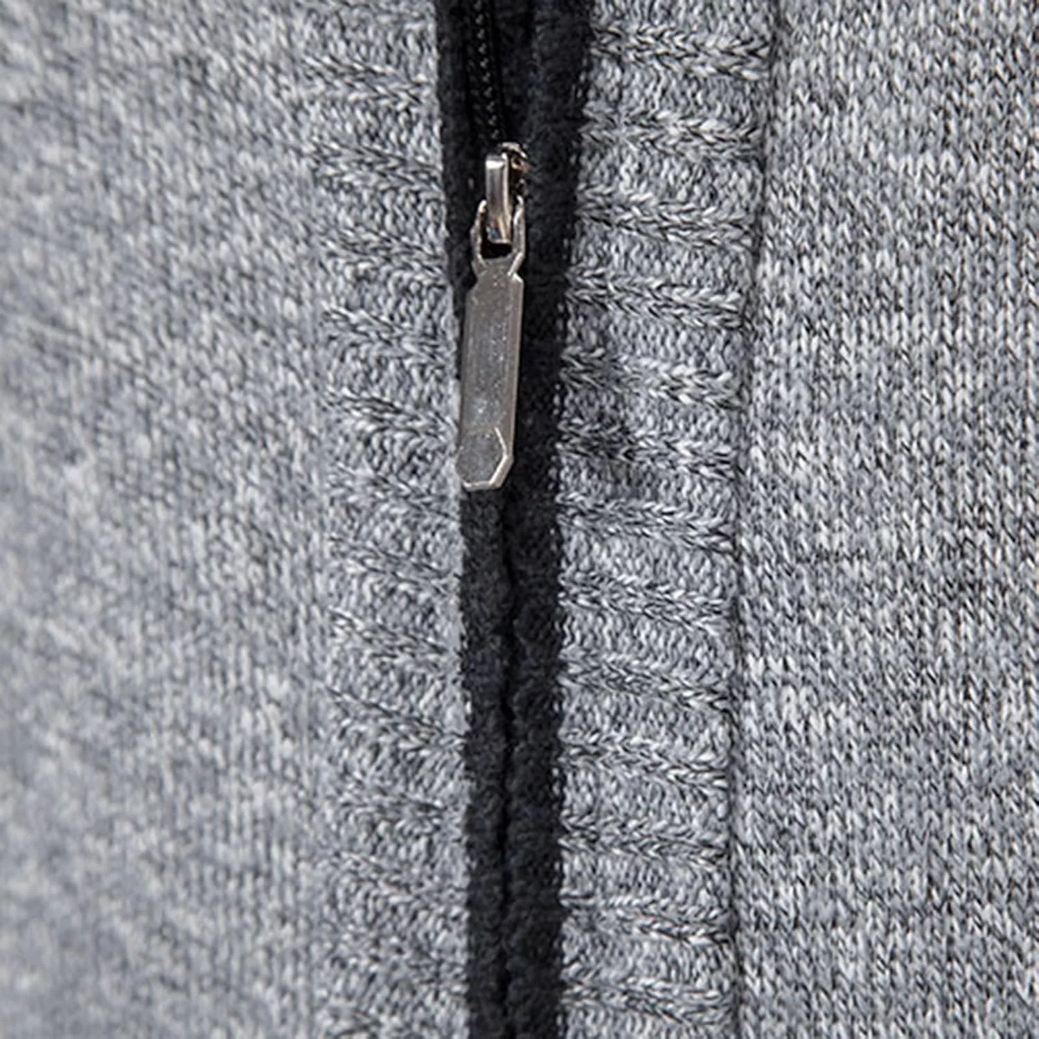 Mens Cardigan Sweater, Mens Full Zip Fleece Lined Cardigan Sweaters Casual Slim Fit Cable Knitted Sweater Jacket Coat