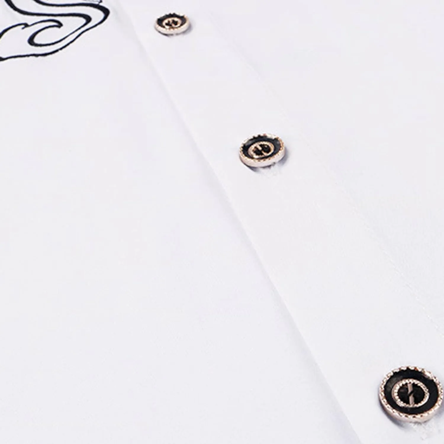 Men's Victorian Pleated Shirt Button Medieval Stand Collar Blouse Steampunk Court Uniform Vintage Renaissance Costume