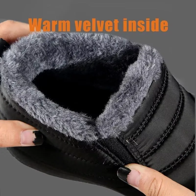 Men's Women's Anti Skid Warm Snow Shoes for Winter Outdoor Walking