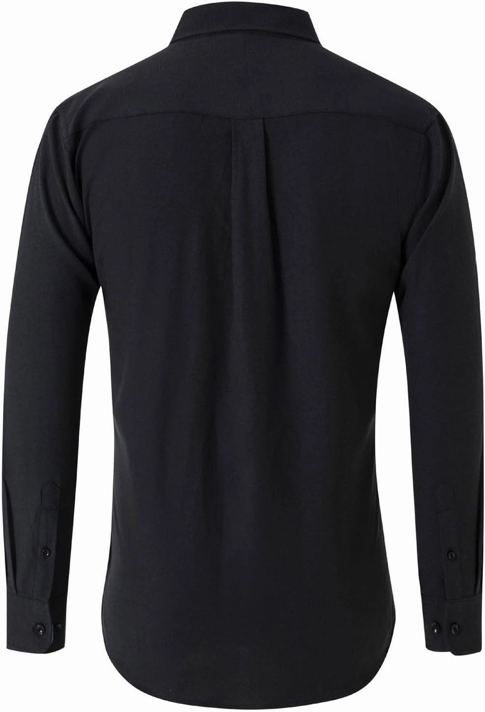 Mens Dress Shirts Slim Fit Long Sleeve Cotton Button Down T-Shirts Causal Fashion Solid Business Collared Shirts Tops