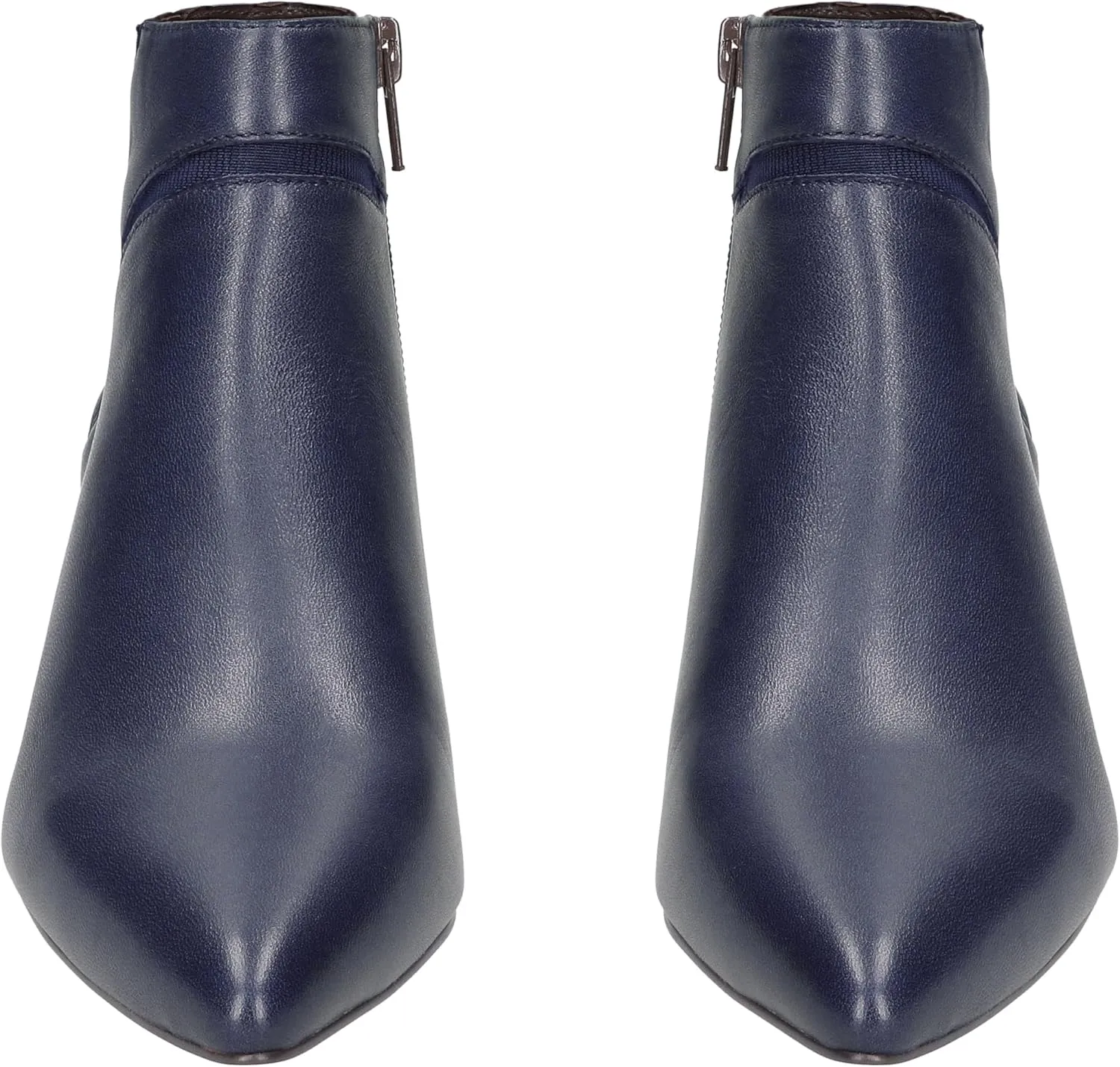 MOOMMO Women Low Kitten Heel Suede Ankle Boots Bow Pointed Closed Toe Zipper Chelsea Boots 2" Heels Buckle Strap Faux Suede Boot Zip Up Short Dress Booties Fall Office Wedding Comfy Cute 4-11 M US