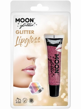 Moon Glitter Holographic Glitter Lipgloss, Pink  Wholesale
