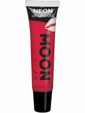 Moon Glow Intense Neon UV Fruity Lipgloss, Red  Wholesale