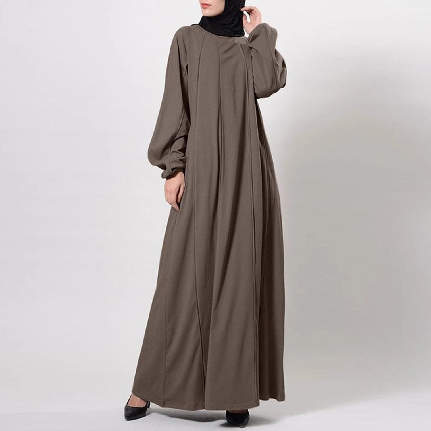 Muslim Dress for Women Classic Abaya Dress Dubai Robe Eid Prayer Clothes Islamic Muslim Robe Pakistani Kaftan Abaya