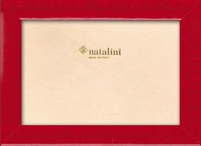 Natalini BIANTE Rosso 10X15 Marquetry Photo Frame Made in Italy, 4-inchx6-inch, Red