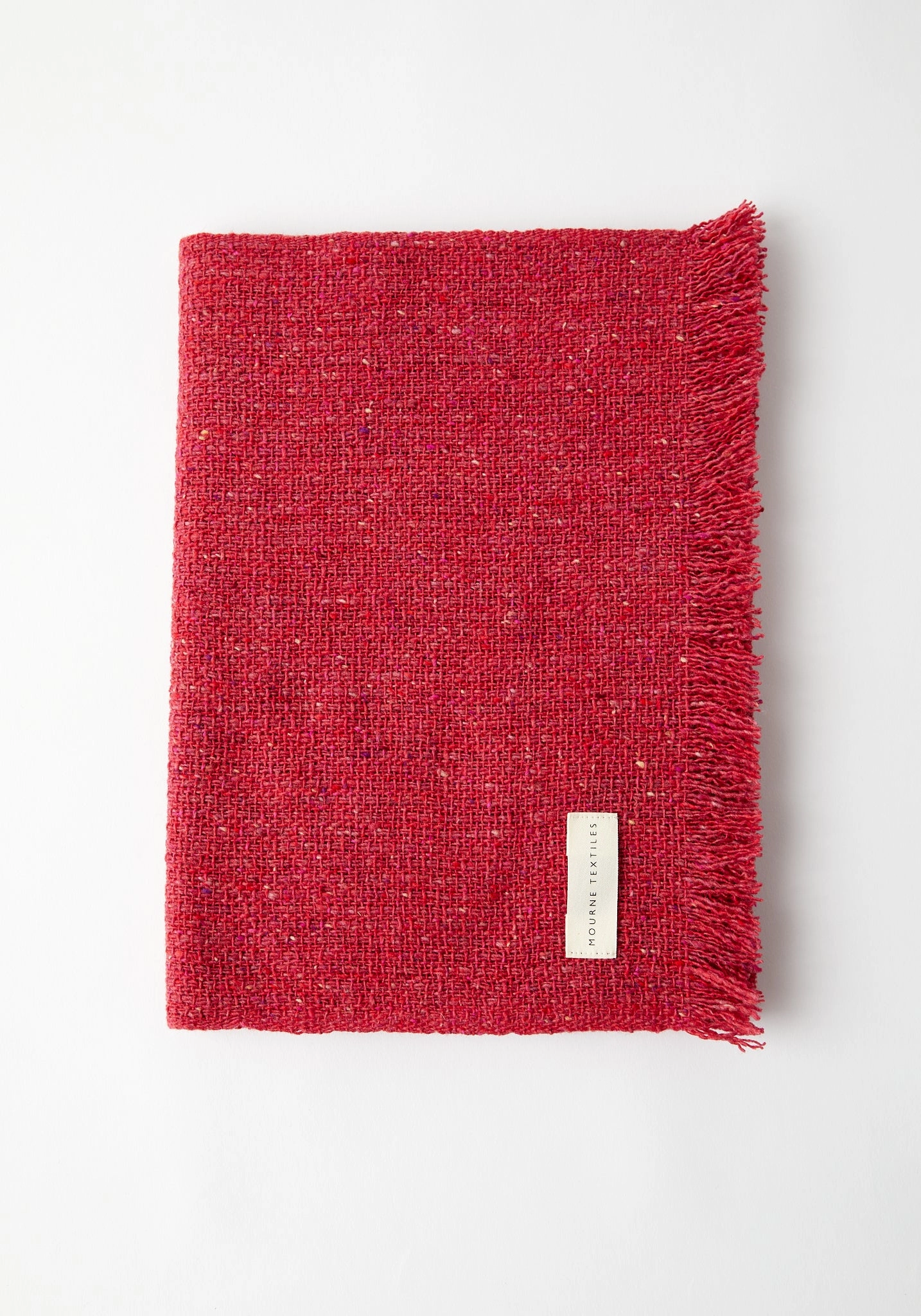 NEW Tweed Emphasize  Narrow Scarf - Fuchsia