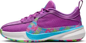 Nike Giannis Freak 5 Big Kids' Basketball Shoes (DZ4486-500, Bold Berry/Baltic Blue/Summit White/Fuchsia Dream) Size 5