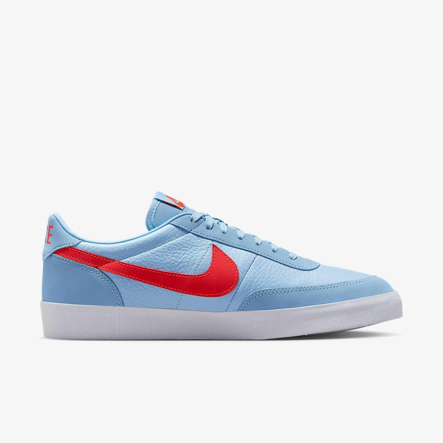 Nike Killshot 2 Leather Men's Shoes (HQ1657-400, Psychic Blue/Volt/Black/Bright Crimson)