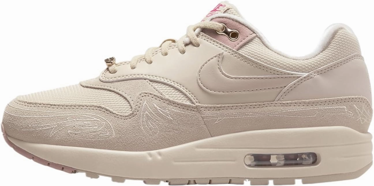 Nike Air Max 1 x Serena Williams Design Crew Women's Shoes (FN6941-200, Particle Beige/Light Bone/Sanddrift/Rust Pink)