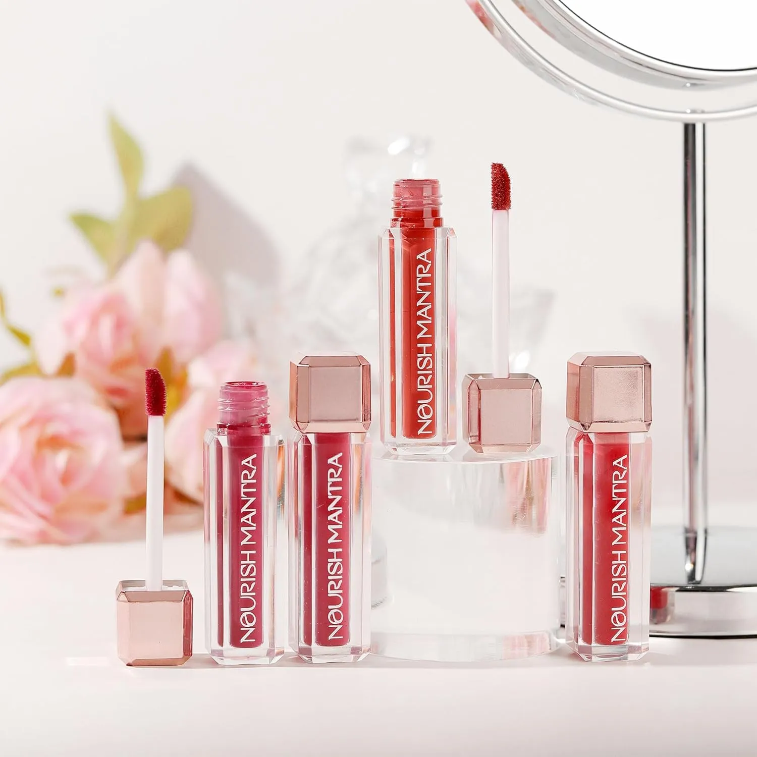 NOURISH MANTRA Berry Dhamaka Lipstick (3.5ml)/ Creamy Matte Liquid Lipstick with SPF/Water Proof/Smudge Proof/Transfer Proof/Long Lasting/Suits All Skin Tones