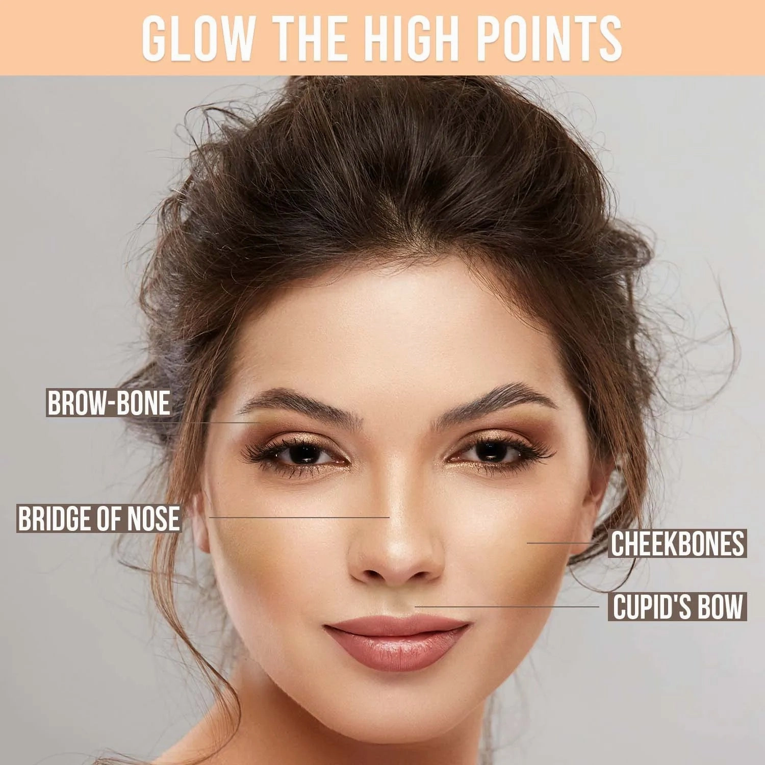 NY Bae Shine & Shimmer Highlighter - Glow Gold 2 (5 g) | Gold | Rich Colour | Super Blendable | Multipurpose | Travel Friendly