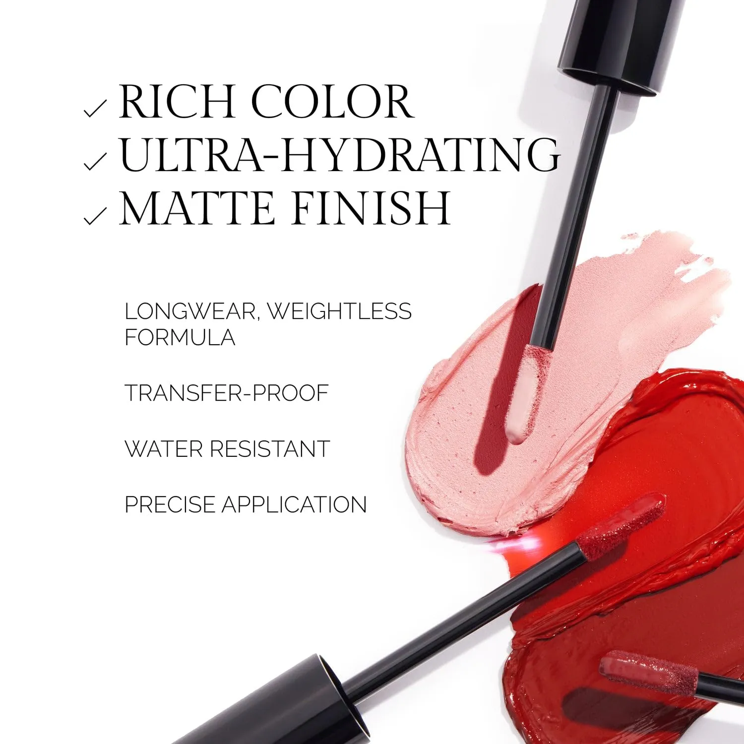 OFIR Velvet Bond Liquid Matte Lipstick | Matte Liquid Lipstick for Bold, Full Coverage Color | Hydrating Pigments Offer All-Day Comfort | Vegan Formula | Cherry - Classic Red Shade | 0.12 fl oz