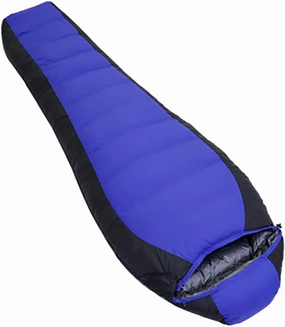 Outdoor Single Down Sleeping Bag Adult Camping Sleeping Bag Can Support Splicing Double Thermal Sleeping Bag,Red 1800g