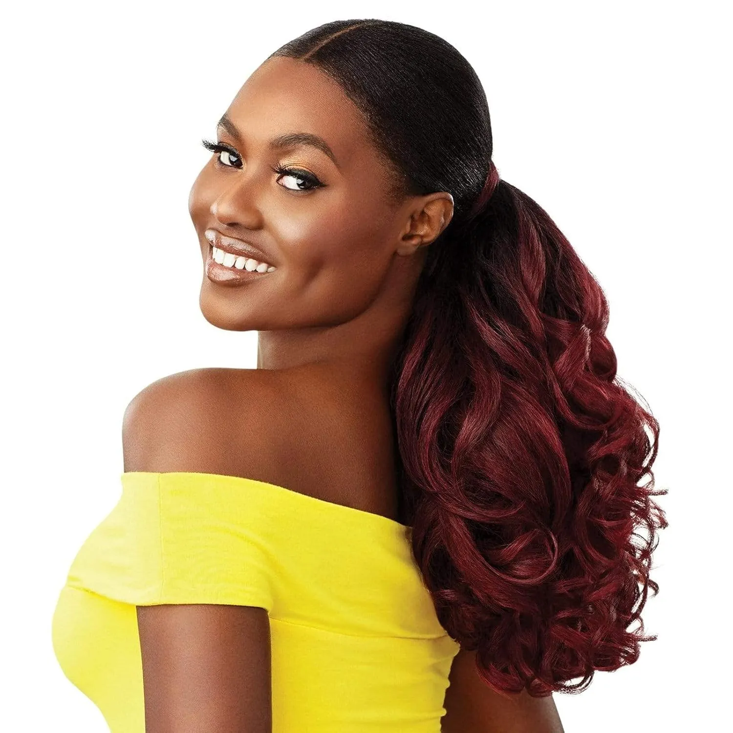 Outre Converti Cap Synthetic Wig - LADY LIONESS (1B Off Black)