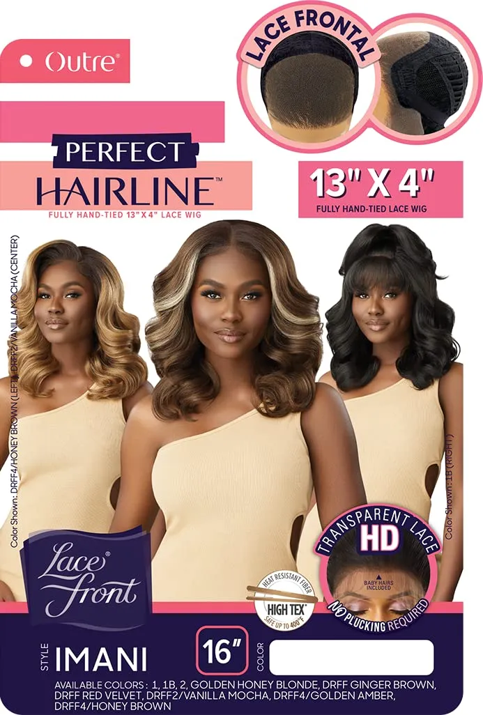 Outre Lace Front Wig - Perfect Hair Line 13X4 - Imani (DRFF RED VELVET)