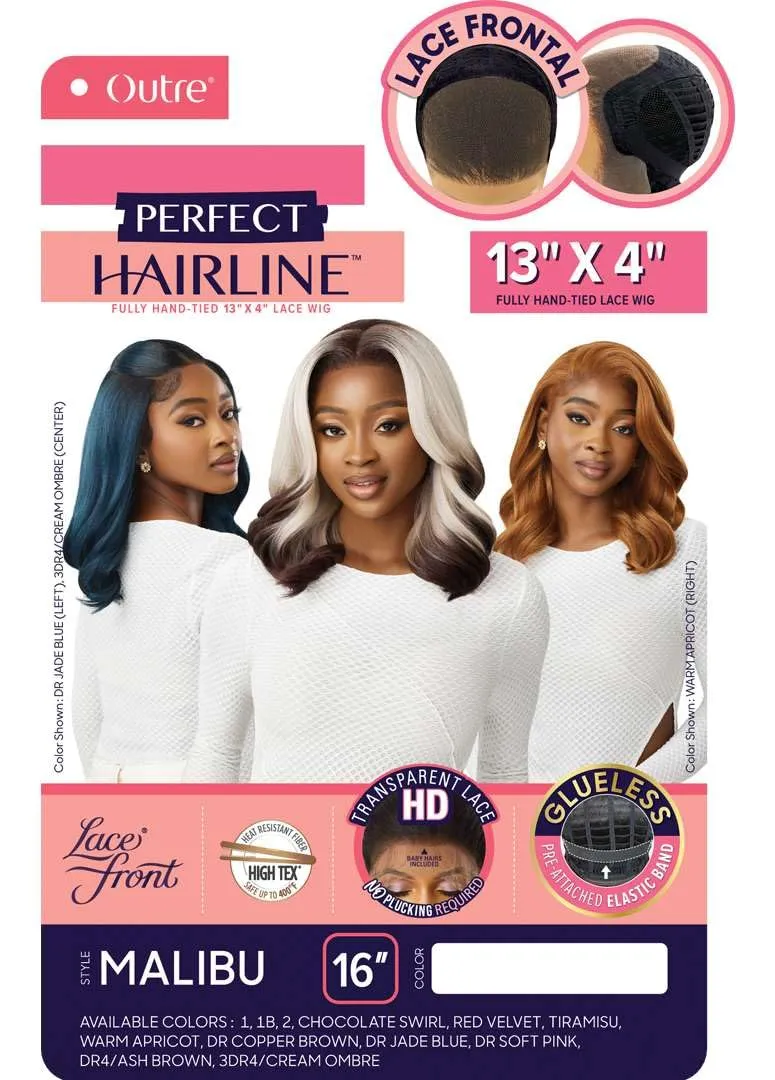 Outre Lace Front Wig - Perfect Hair Line 13X4 - Malibu (RED VELVET)