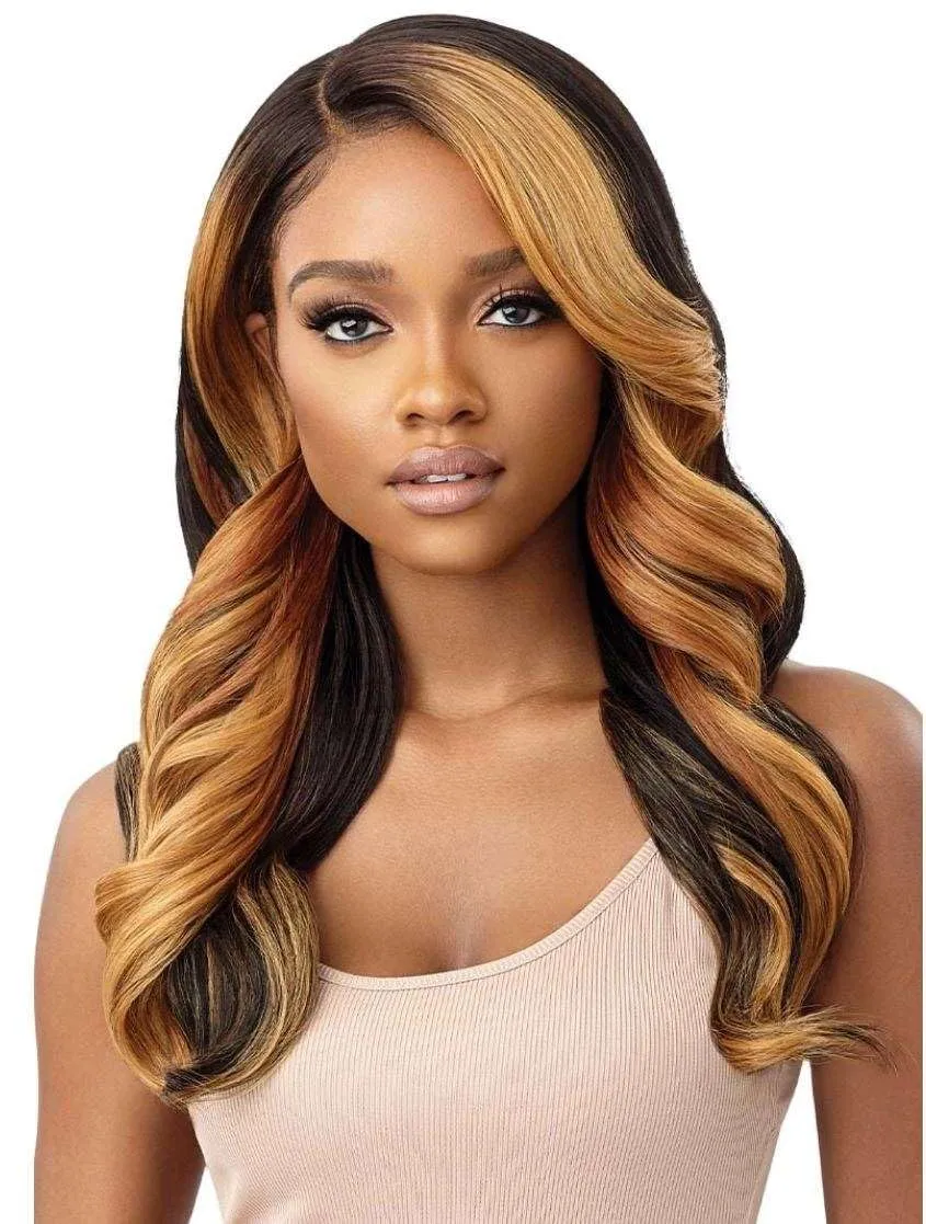 Outre Synthetic Melted Hairline HD Lace Front Wig - BEGONIA (DR RED VELVET)