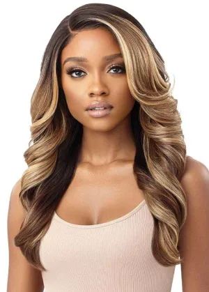 Outre Synthetic Melted Hairline HD Lace Front Wig - BEGONIA (DR RED VELVET)
