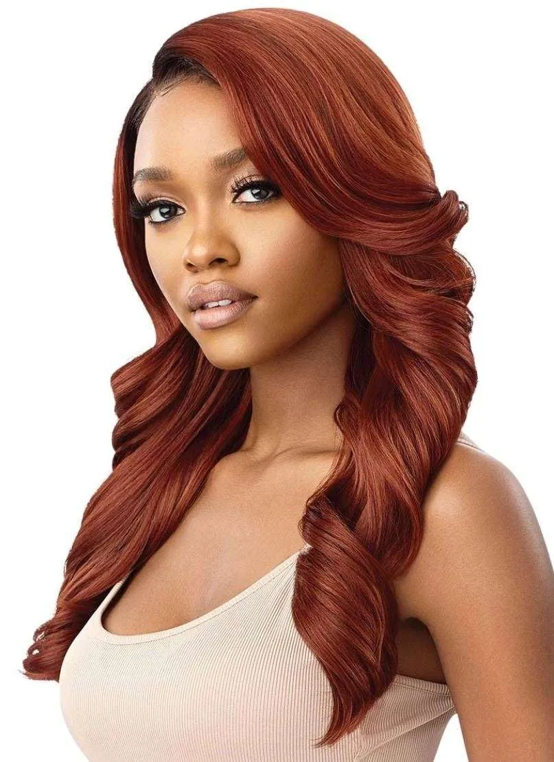 Outre Synthetic Melted Hairline HD Lace Front Wig - BEGONIA (DR RED VELVET)