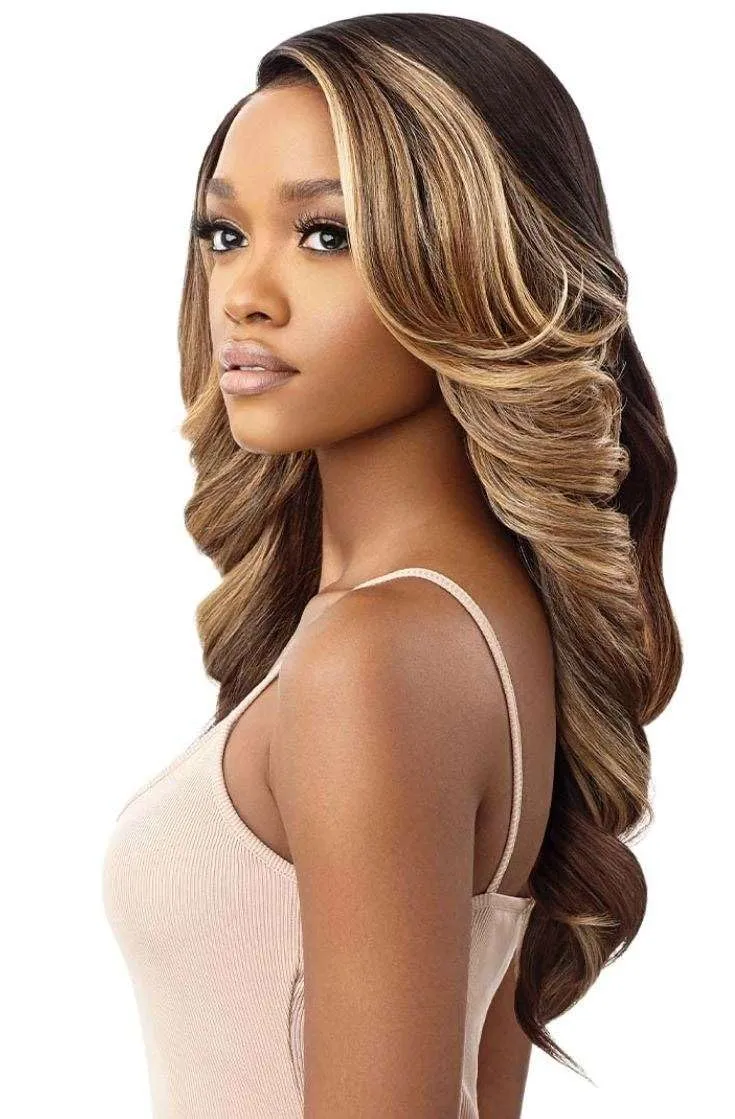 Outre Synthetic Melted Hairline HD Lace Front Wig - BEGONIA (DR RED VELVET)