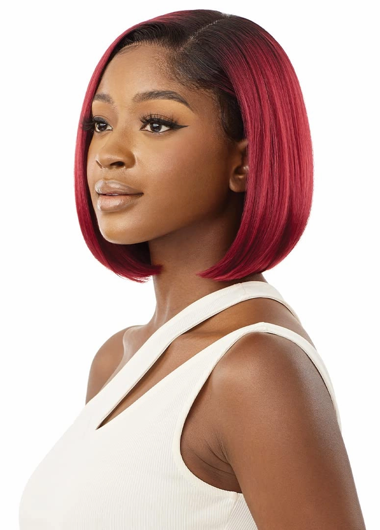 Outre - Lace Front Wig - Sleeklay Part - PERI (DRFF2/GINGER BROWN)