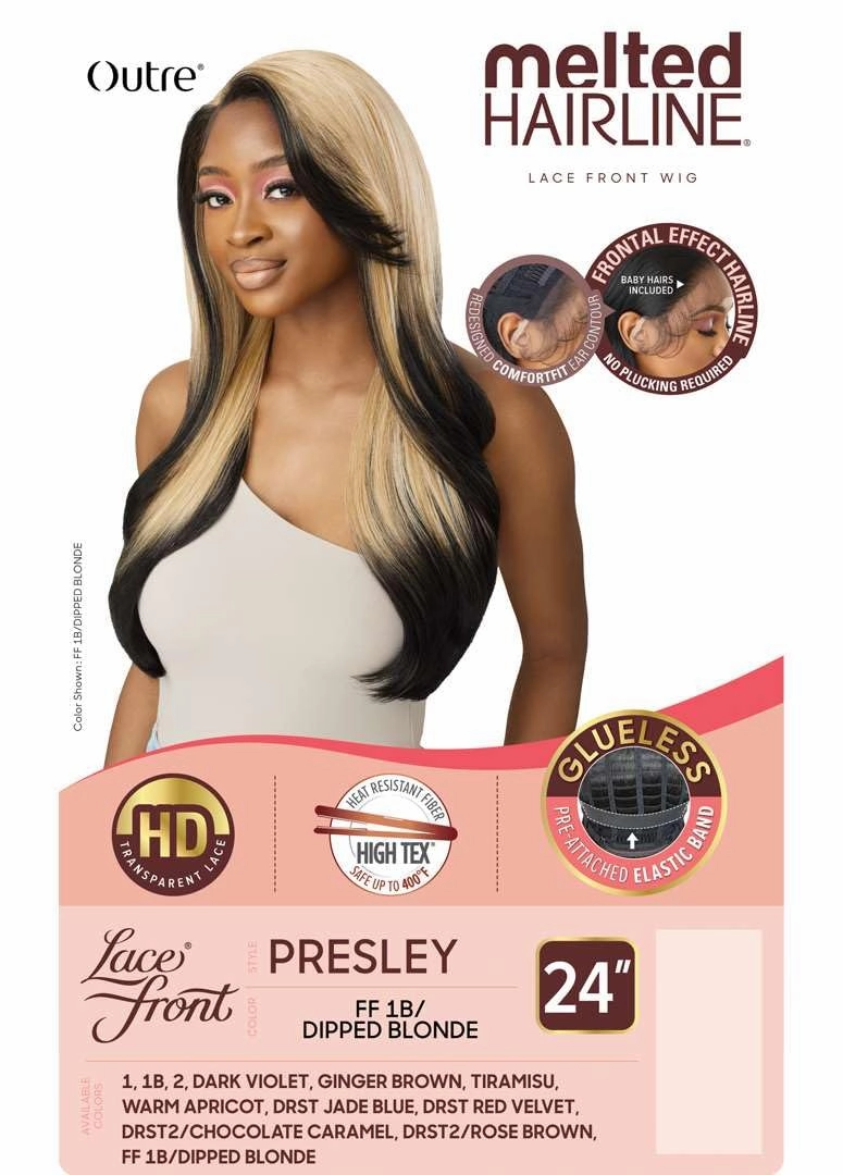 Outre Lace Front Wig - Melted Hairline - Presley (DRST RED VELVET)