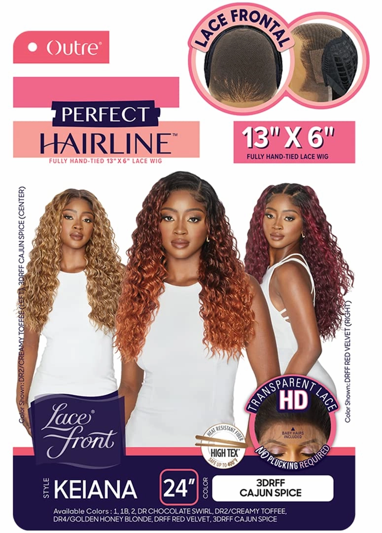 Outre Lace Front Wig - Perfect Hair Line 13x6 - KEIANA (DARK BROWN 2)