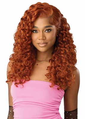 Outre Lace Front Wig -Perfect Hair Line 13X6 - True Frontal Peak Edge 707 (DRST RED VELVET)