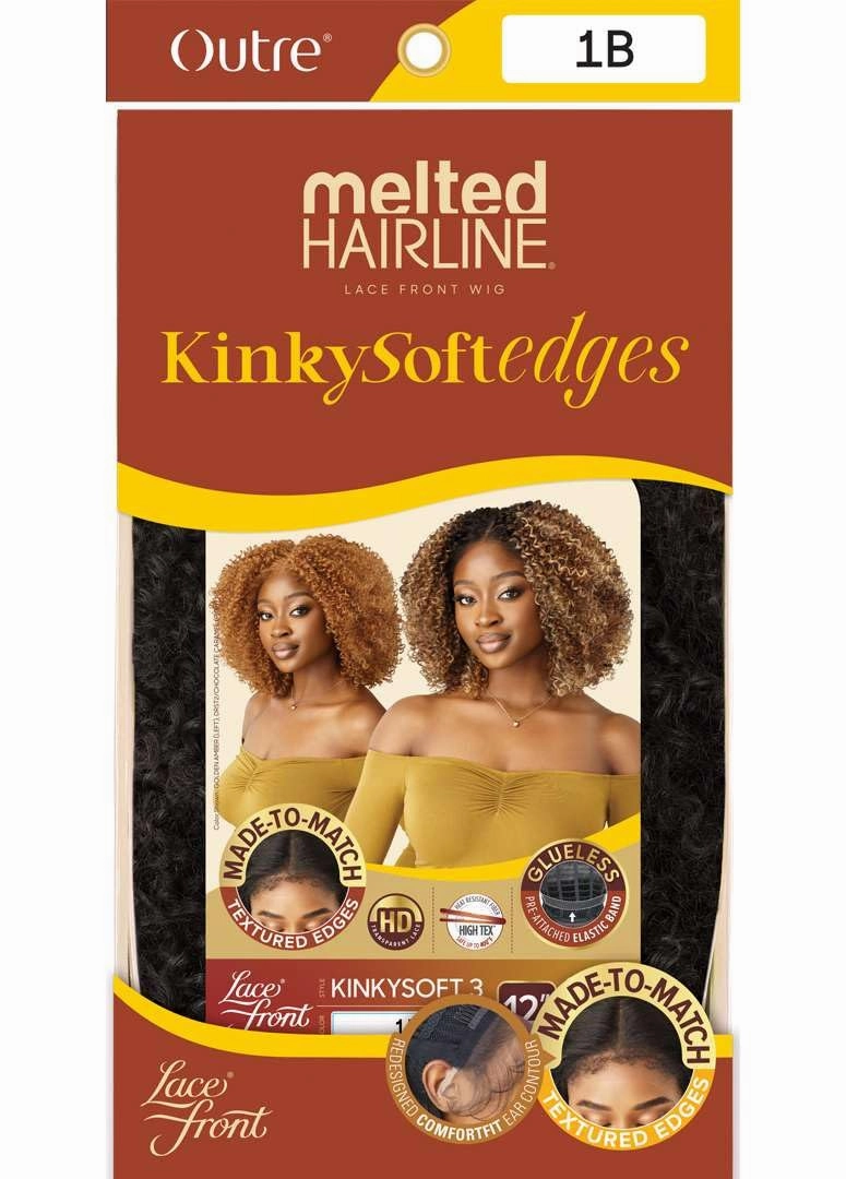 Outre Melted Hairline - Kinky Soft Edges - Kinky Soft 3 (DR RED VELVET)