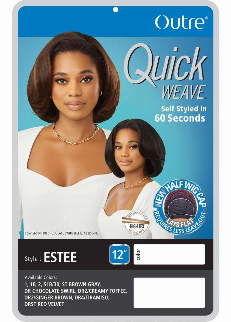 Outre Quick Weave - Estee (DRST RED VELVET)