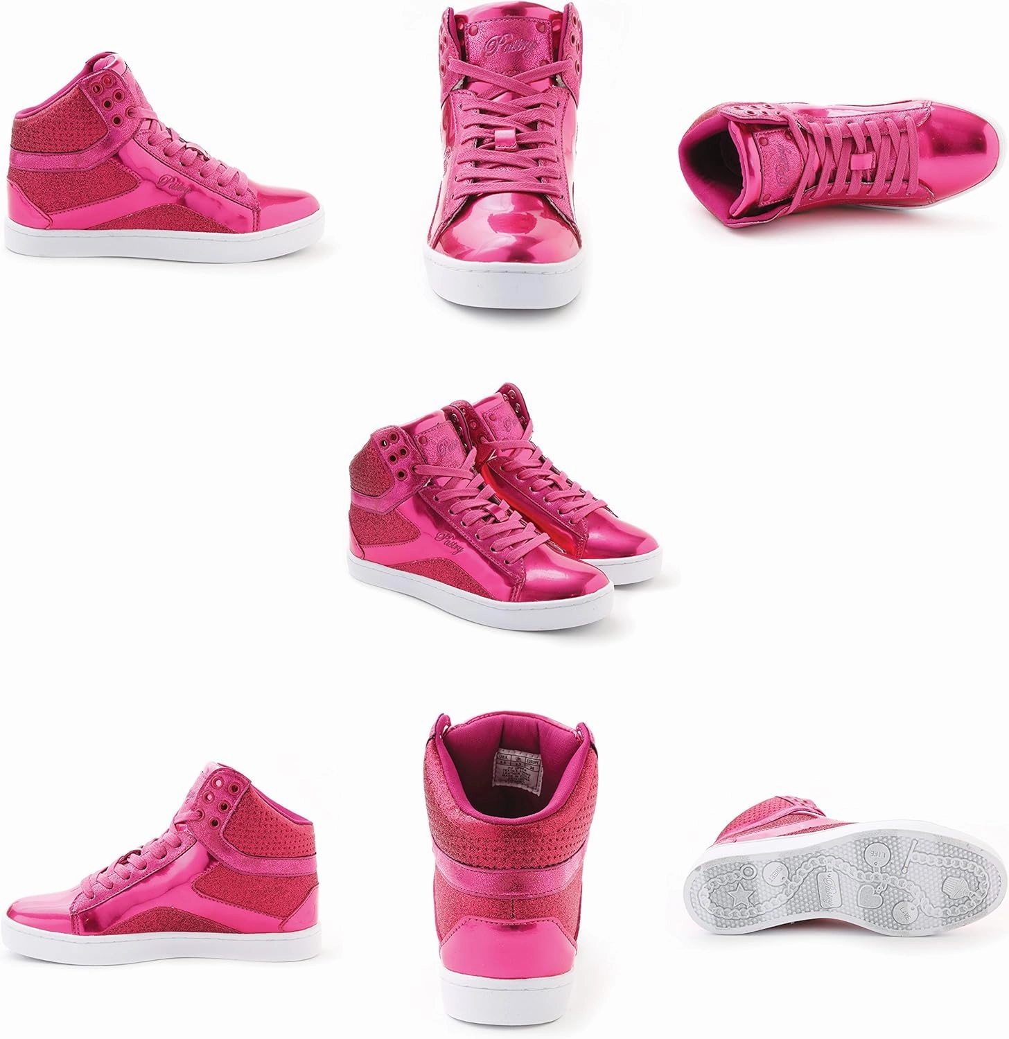 Pastry Pop Tart Glitter High-Top Sneaker & Dance Shoe for Women
