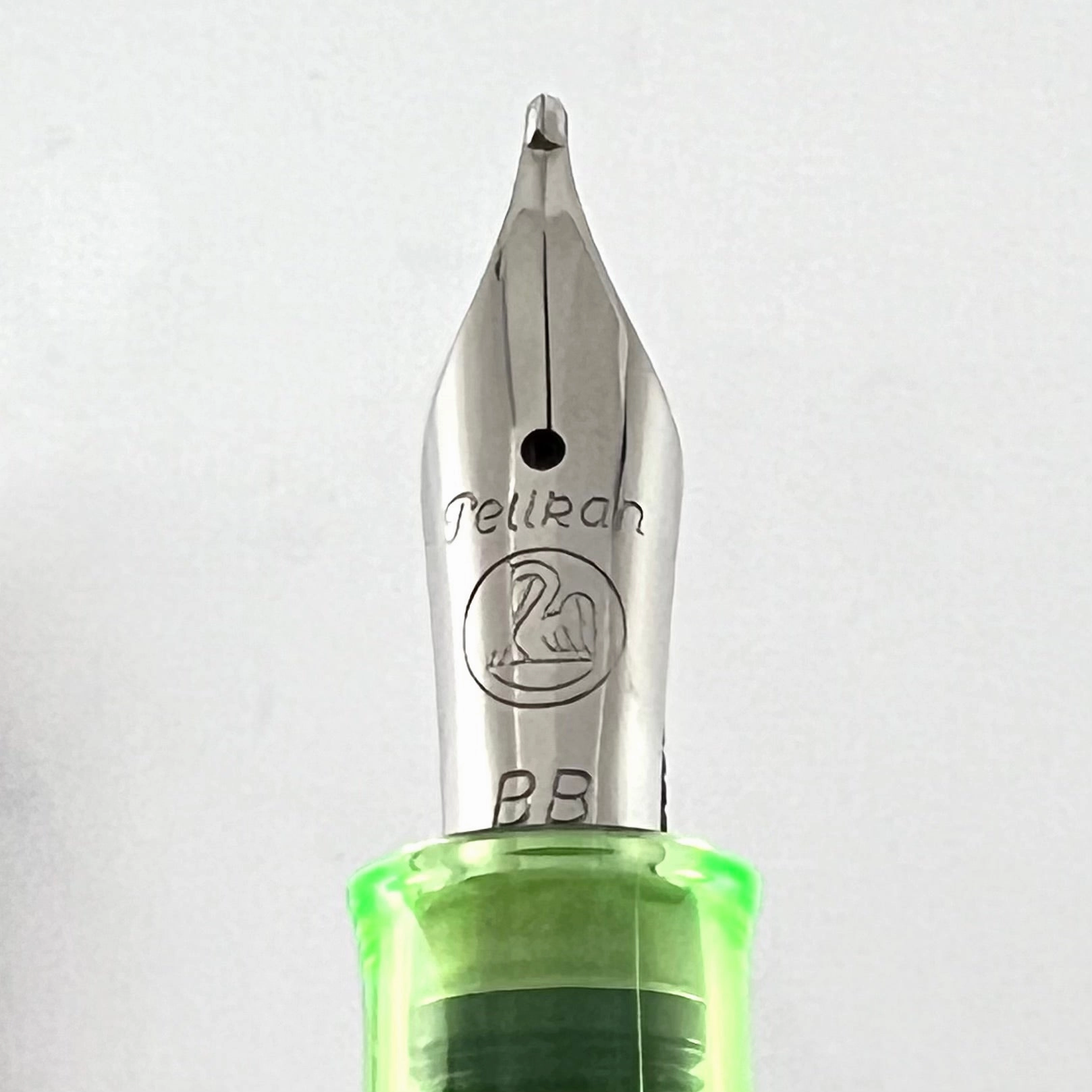 Pelikan #205 Transparent Green Fountain Pen/Highlighter BB Nib