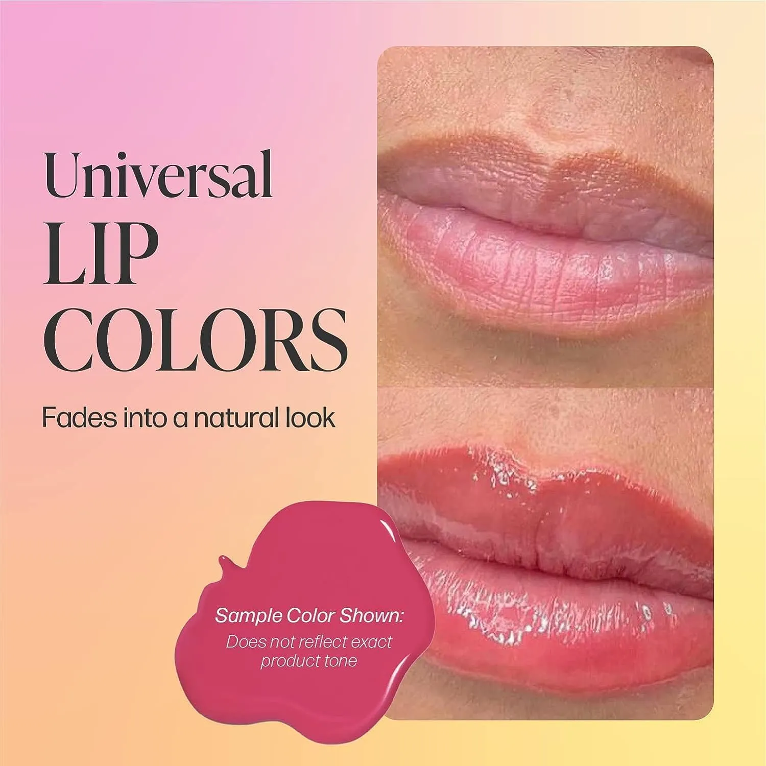 Perma Blend Lip Set - Pink Tattoo Ink Set for Permanent Makeup - Tattoo Supplies for Lip Blush Microblading - Includes Raspberry, Lush & Bazooka Pink Tattoo Ink Pigment - Vegan (0.5 oz Each)