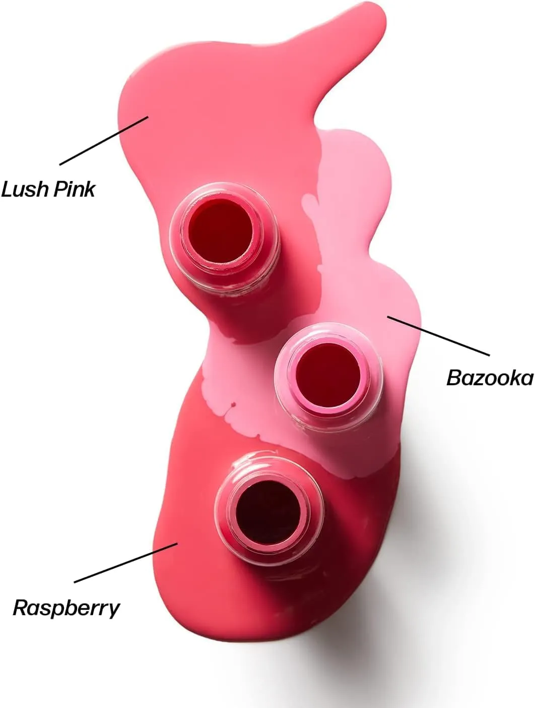 Perma Blend Lip Set - Pink Tattoo Ink Set for Permanent Makeup - Tattoo Supplies for Lip Blush Microblading - Includes Raspberry, Lush & Bazooka Pink Tattoo Ink Pigment - Vegan (0.5 oz Each)